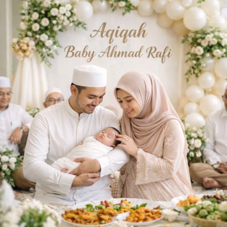 acara aqiqah anak laki-laki
