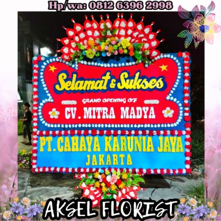papan bunga ucapan selamat dan sukses grand opening