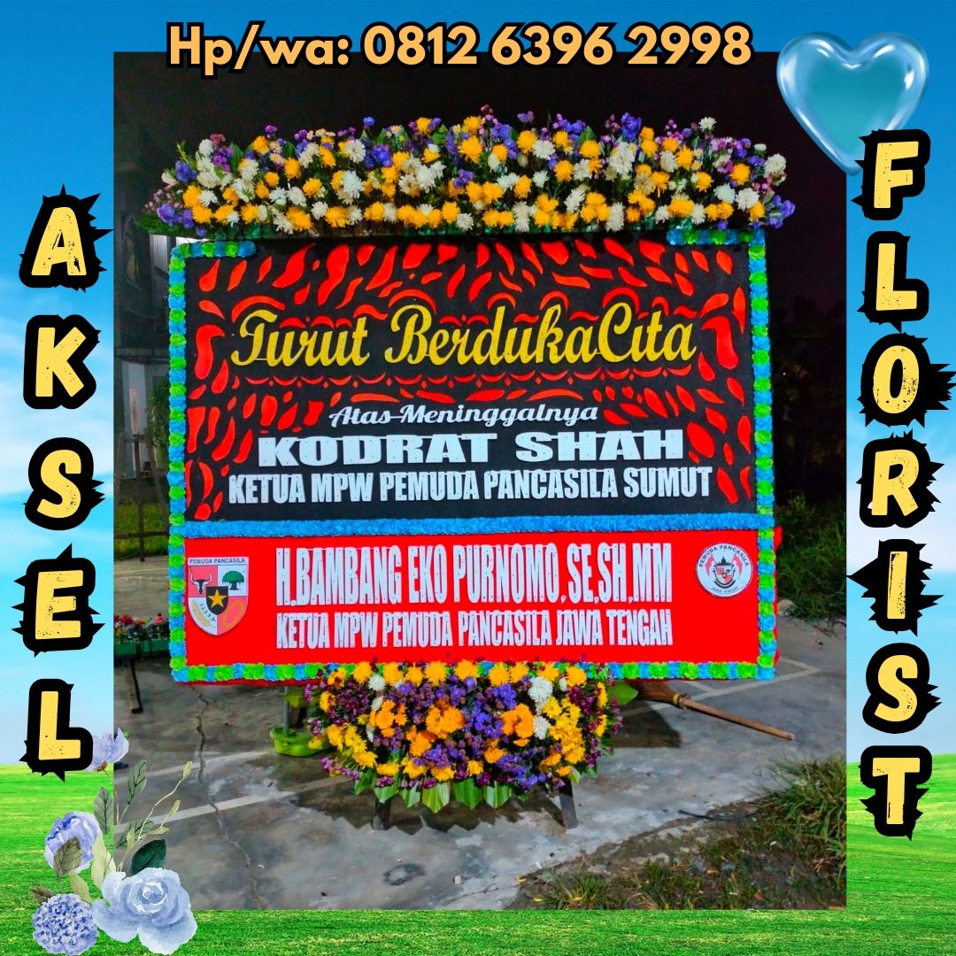 papan bunga duka cita asahan
