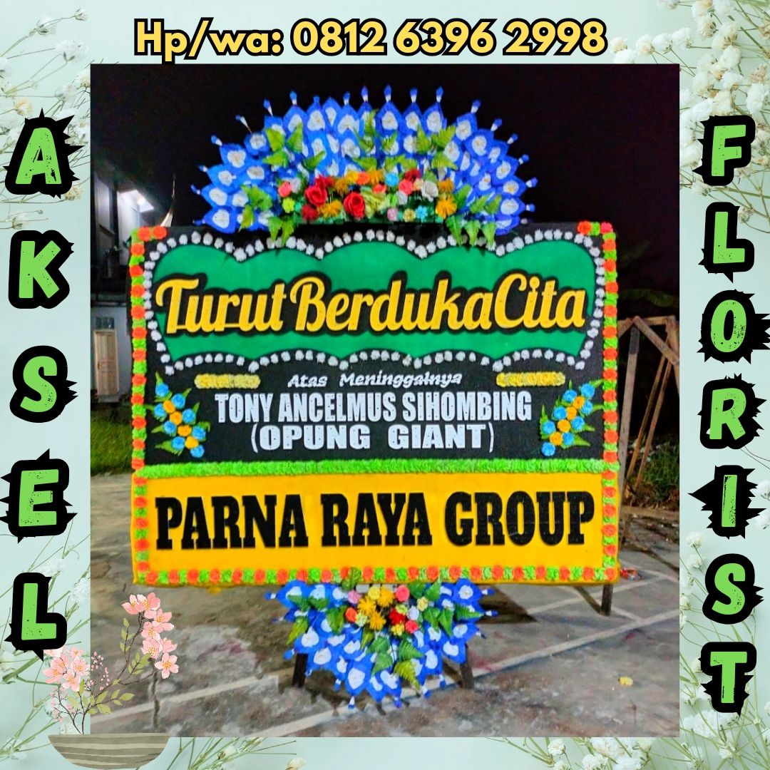 papan bunga duka cita binjai