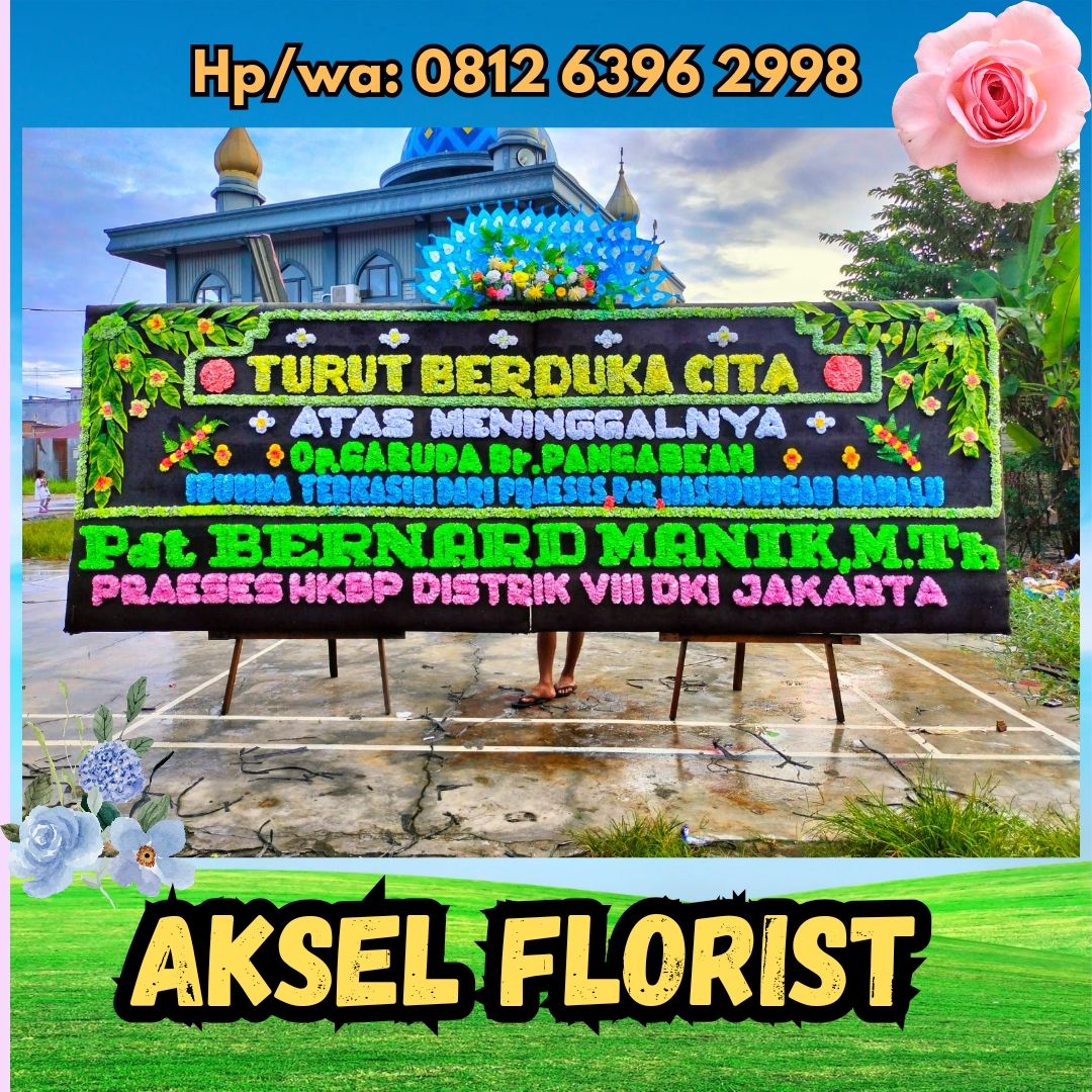 papan bunga duka cita taurutung