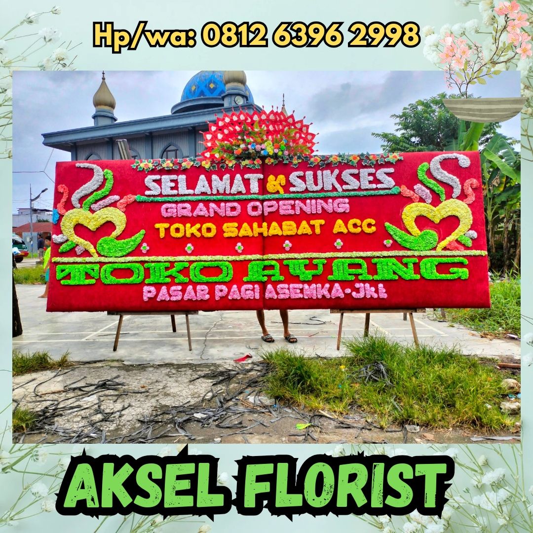 papan bunga pelantikan lubuk pakam