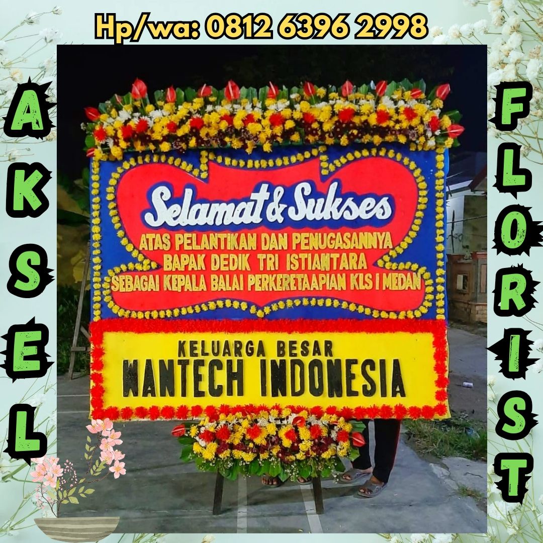 papan bunga pelantikan tebing tinggi