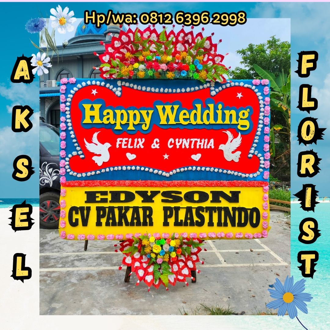 Papan Bunga Pernikahan ke Medan Adventist Convention Hall