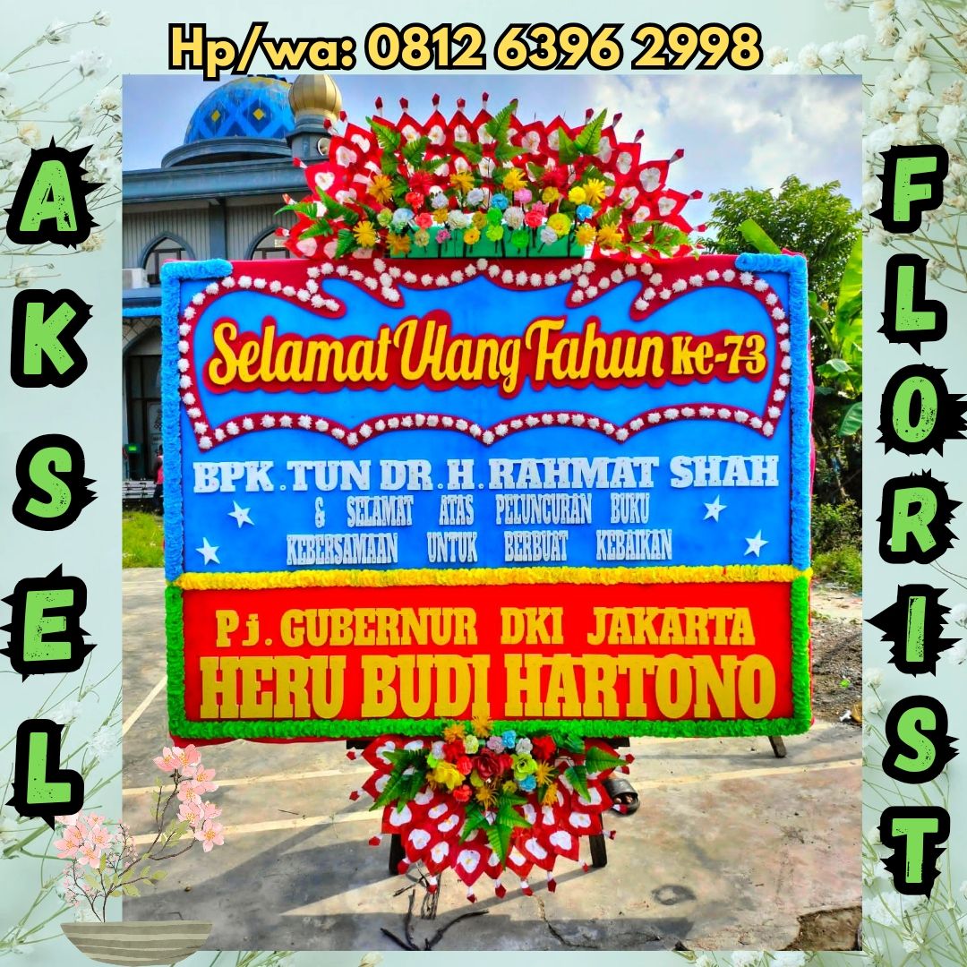 papan bunga ulang tahun tebing tinggi