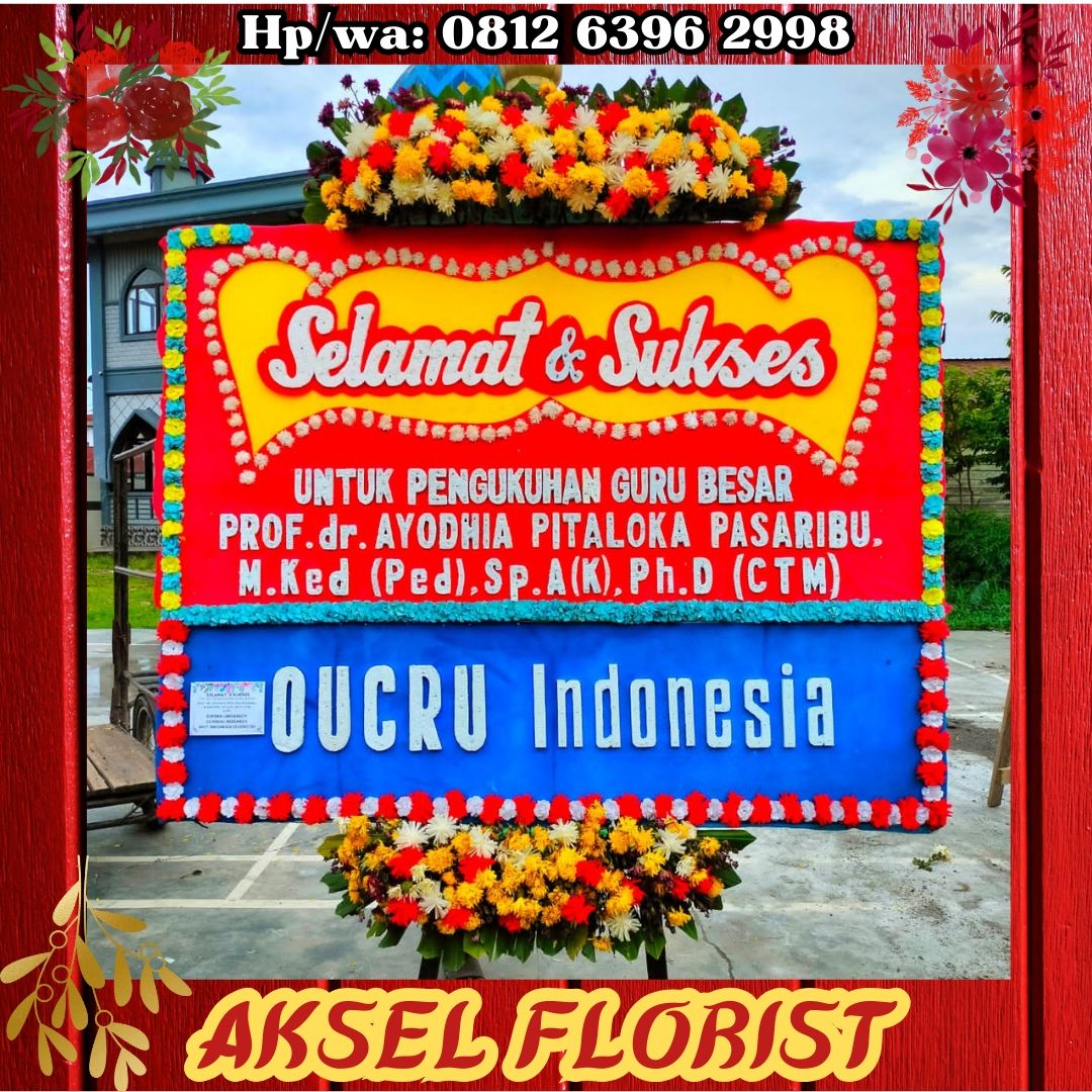 papan bunga wisuda kabanjahe