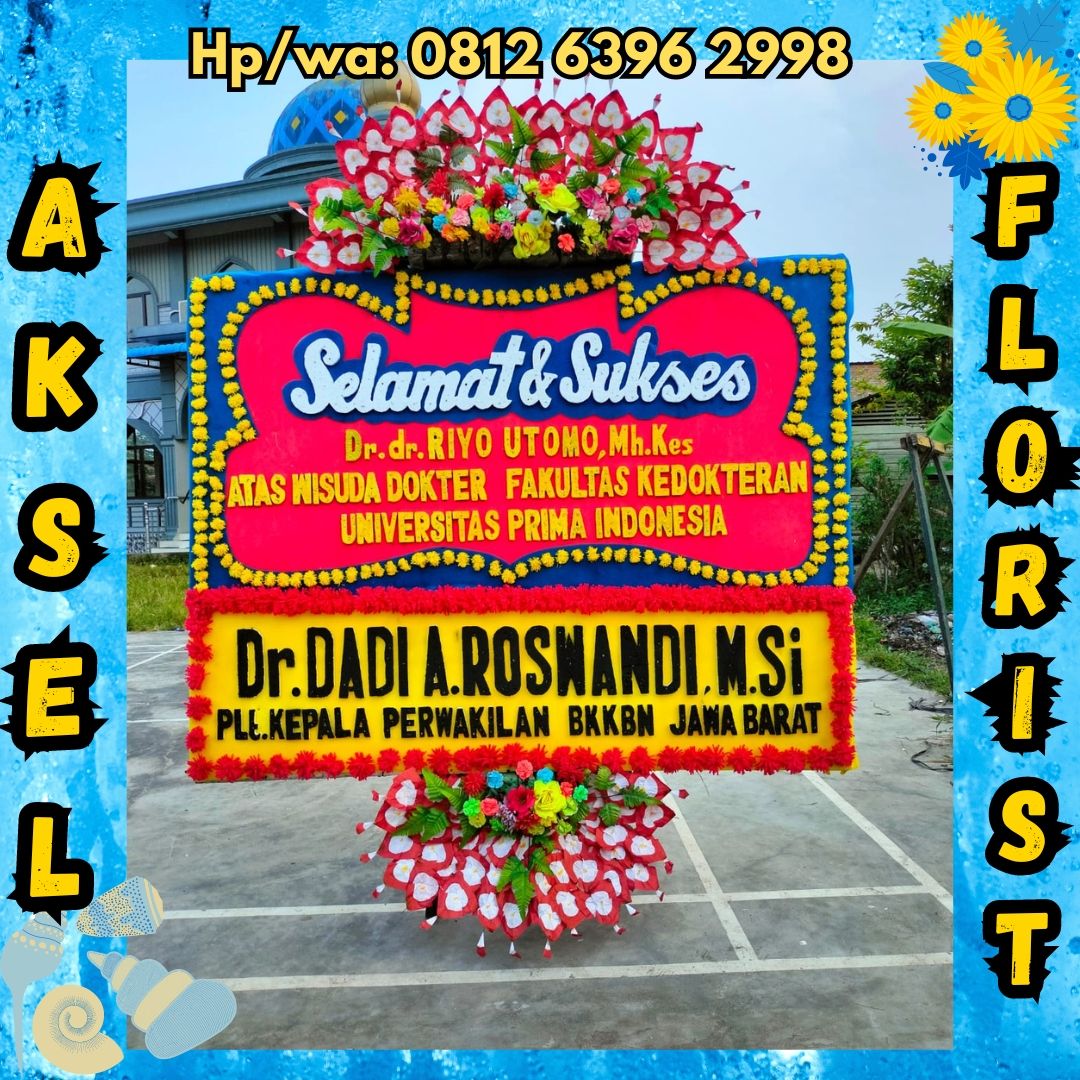 papan bunga wisuda kisaran