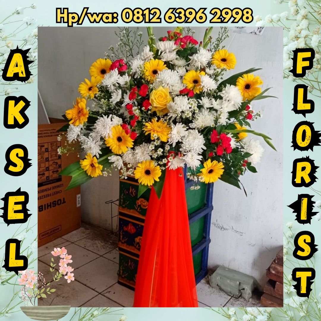 Standing Flower Pernikahan ke Jambur Halilintar Kilap Sumagan Medan